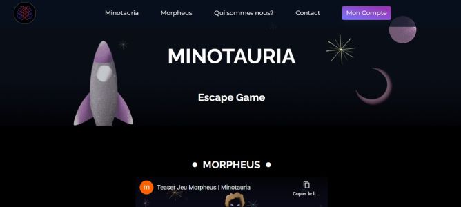 Site d'escape game en ligne en solo ou multijoueur | Minotauria